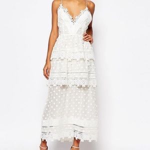Self Portrait Tiered Dress